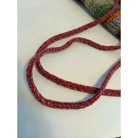 🌈 The Sak Vintage Crochet Boho Striped Crossbody Bag - Picture 6 of 16
